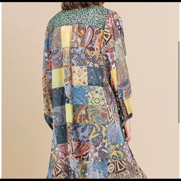 Unique Gorgeous Sheer Animal Print Kimono Cardigan - Picture 8 of 11